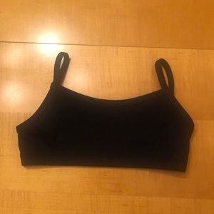 Girl’s black dance top